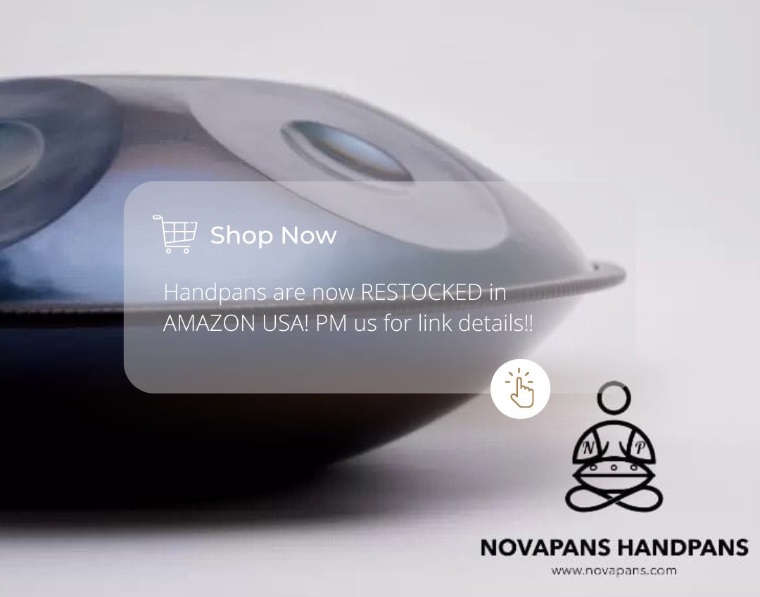Nova_Pans's tweet photo. Get your HANDPAN NOW by click this link https://t.co/yilKtqNpys and browse through a variety of HandPans to your preference 🙌

#novapans #handpanmusic #hangdrum #handpanplayer #pantam #music #handpanworld #meditation #hang #percussion #yoga #handpanmaker #soundhealing 
#drums https://t.co/uP1ixy5UtJ