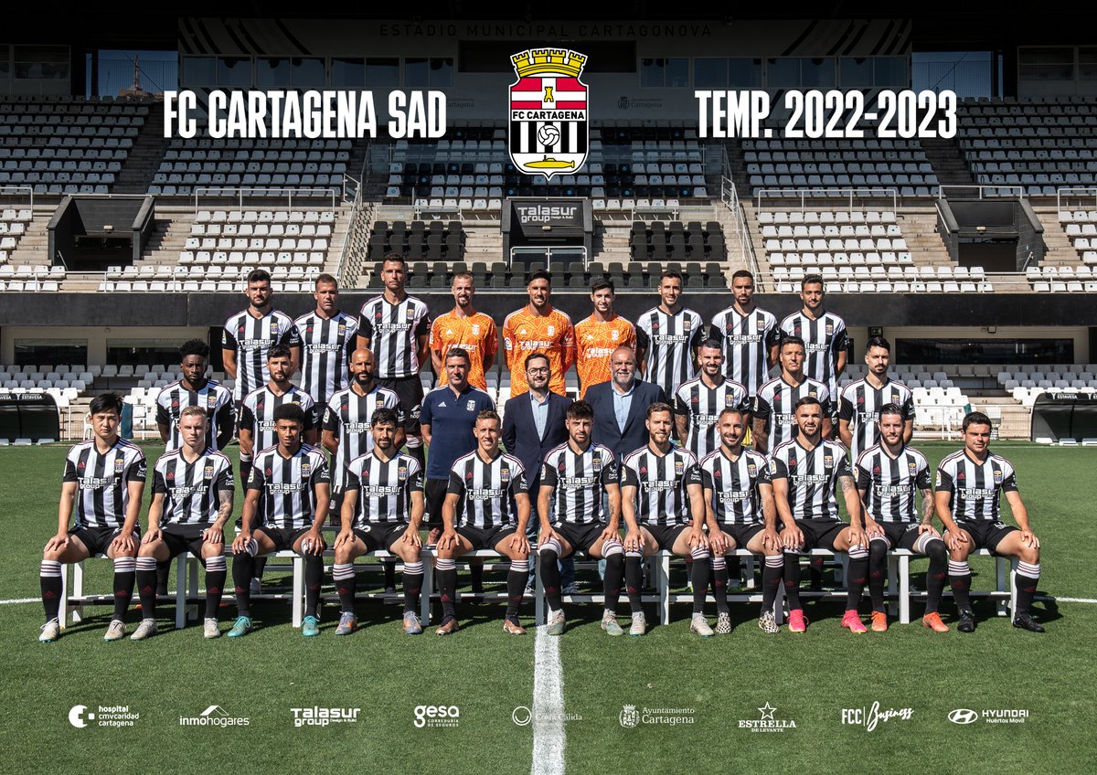 📸 | 𝗙𝗖 𝗖𝗔𝗥𝗧𝗔𝗚𝗘𝗡𝗔 𝗦𝗔𝗗 ⚔️
⚪️⚫️ 𝗧𝗲𝗺𝗽. 𝟮𝟬𝟮𝟮-𝟮𝟬𝟮𝟯 ⚪️⚫️

#FotoOficial