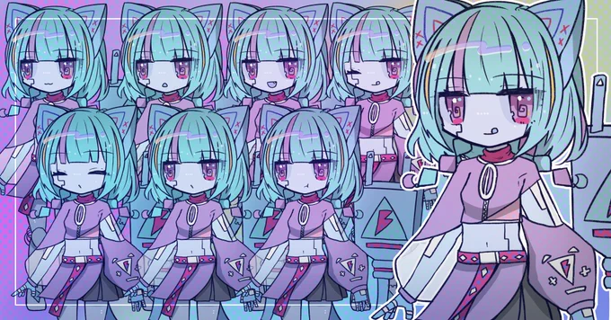 めからてちいっぱい描いちゃった…2