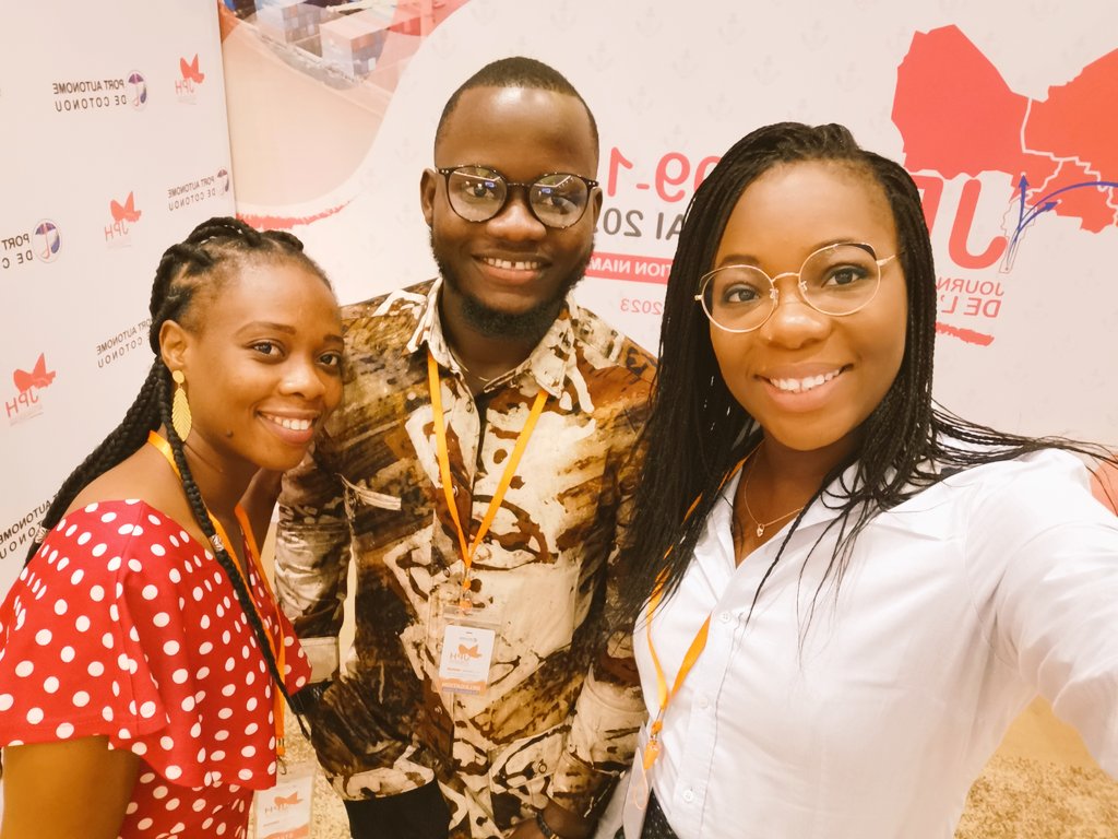OlaDiomande's tweet photo. Tellement fière de mon #équipe !! Ensemble on va toujours plus loin ! #DreamTeam #JPH2023 #TeamComm @portdecotonou https://t.co/957VJ21Gwe