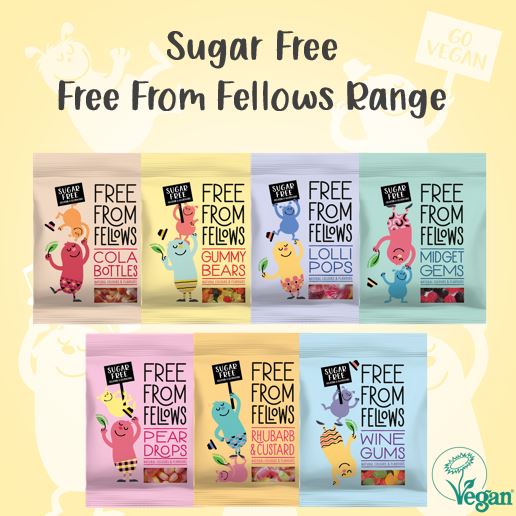 You can find our sugar free, Free From Fellows range in Sainsbury's, H&B, Ocado, Grape Tree, Amazon, Boots, Booths and independent health food stores. #vegan #vegansweets #vegetarian #sweets #sweettreats #whatveganseat #freefromfellows #freefromfellowssweets #sugarfreesweets