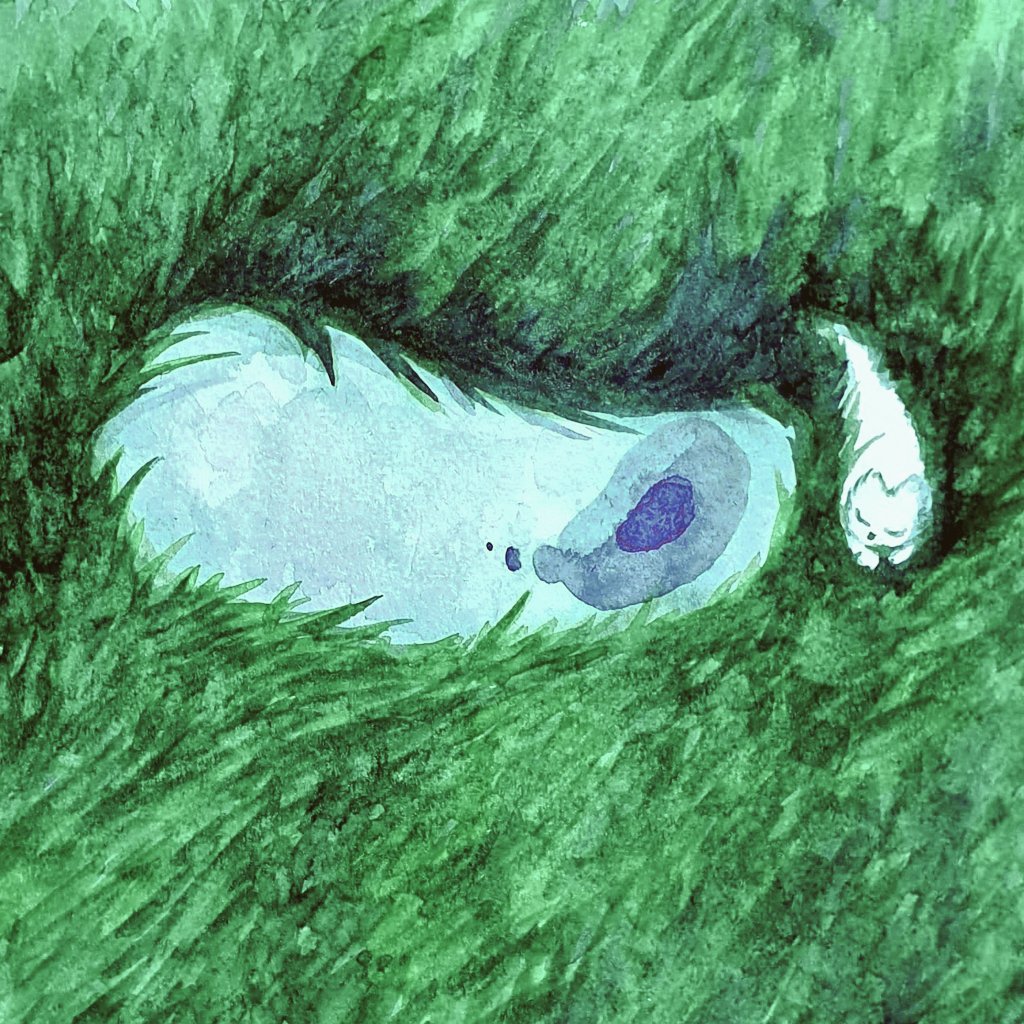 「Drop something green from your gallery 」|작가 두도のイラスト