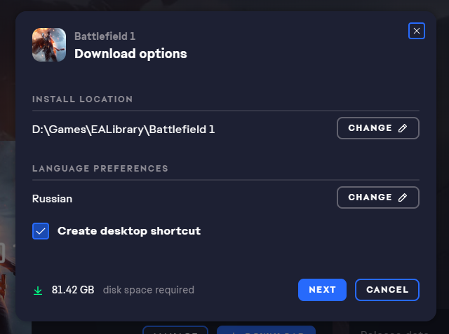 andromad_ra's tweet photo. Dear @EA @EAhelp, I live in Ukraine, so why I am locked to use only russian language in most of games in #EAApp? Why I can't just select English?
Also prices are still in russian rubbles, but that is known issue for a long time. https://t.co/znXFsLeYDJ