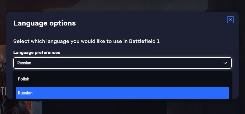 andromad_ra's tweet photo. Dear @EA @EAhelp, I live in Ukraine, so why I am locked to use only russian language in most of games in #EAApp? Why I can't just select English?
Also prices are still in russian rubbles, but that is known issue for a long time. https://t.co/znXFsLeYDJ