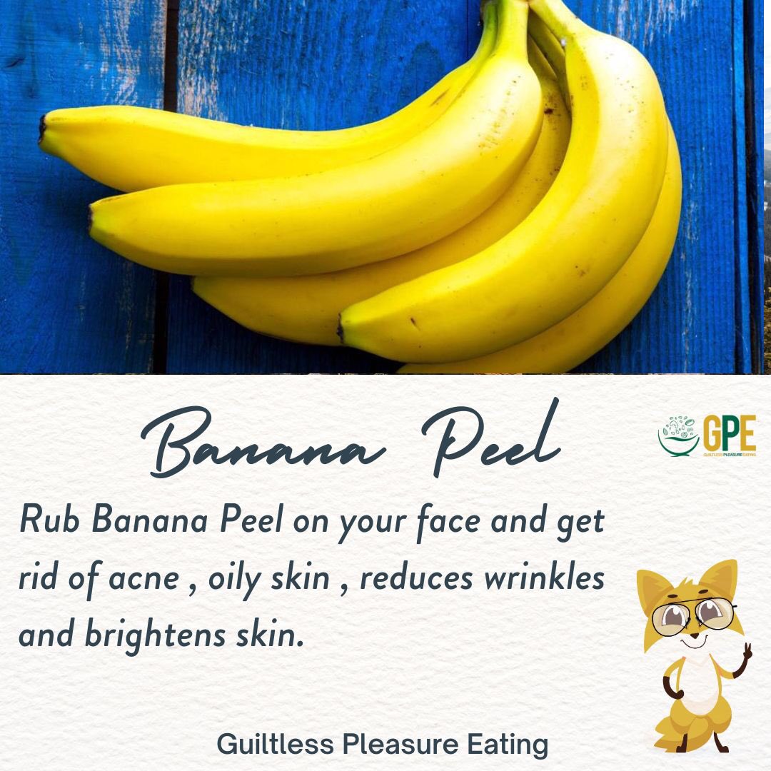 GuiltlessE's tweet photo. Benefits of banana peel 

#benefits #banana #reuse https://t.co/VxoY0dKYl0