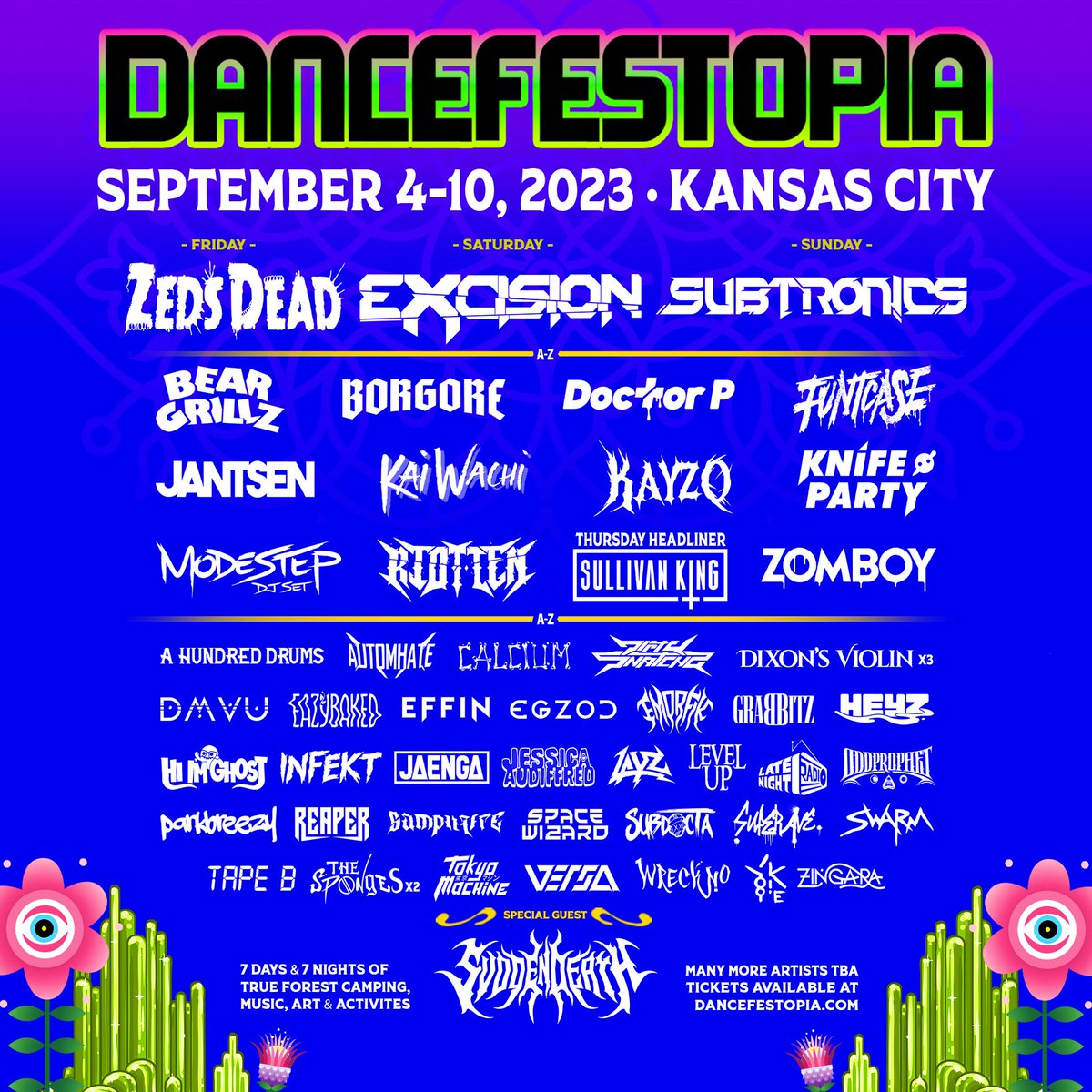 Dancefestopia lineup 2023