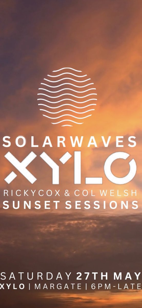 ricky_cox's tweet photo. Sunset manoeuvres in #margate next Bank Holiday Saturday May 27th // get down :) #balearicbeat #downtempo #chilloutbangers #lovemargate #xylomargate https://t.co/2EI3hGnEQ8