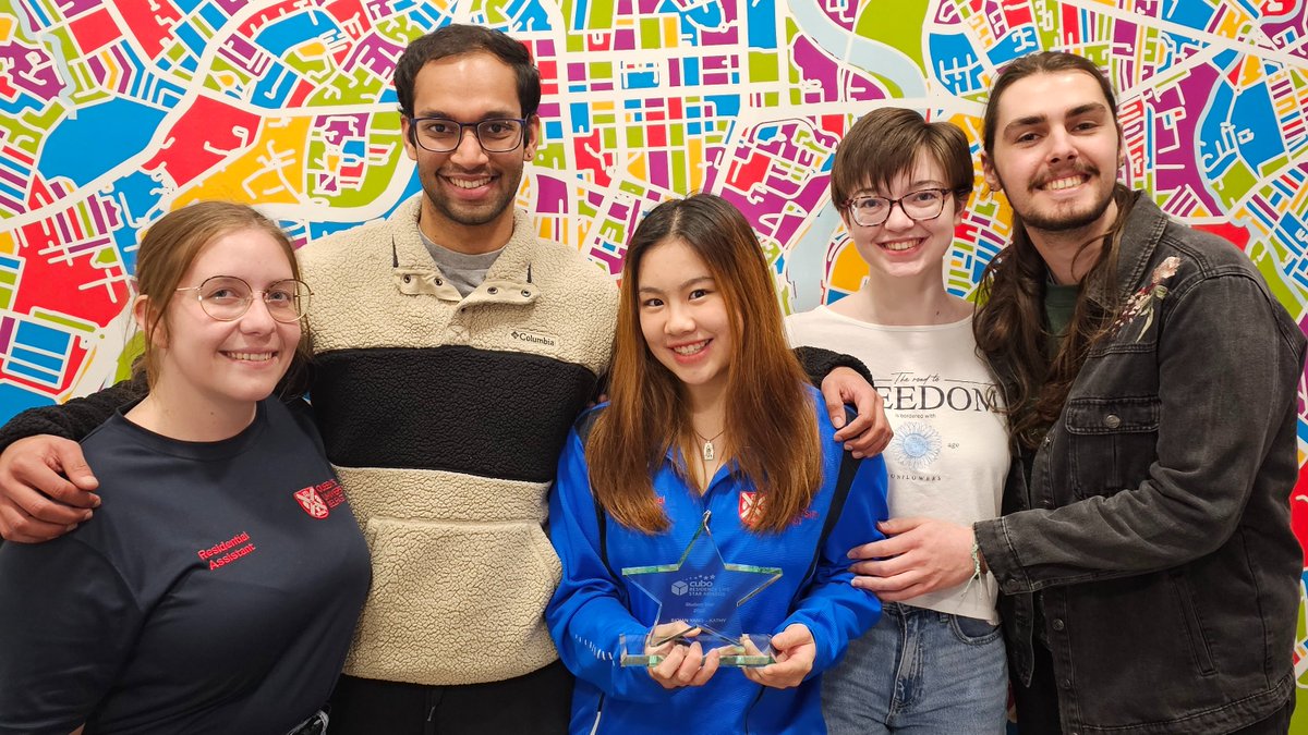 QueensAccomm's tweet photo. ✨We are thrilled to announce that Siqian has won a 2023 CUBO Residence Life Student Star Award!✨

We have really enjoyed with Siqian and are delighted that she will be returning as an RA next year too!
@CUBO_Comms #ResLife #QUBResLife https://t.co/8p0KYXuRLZ