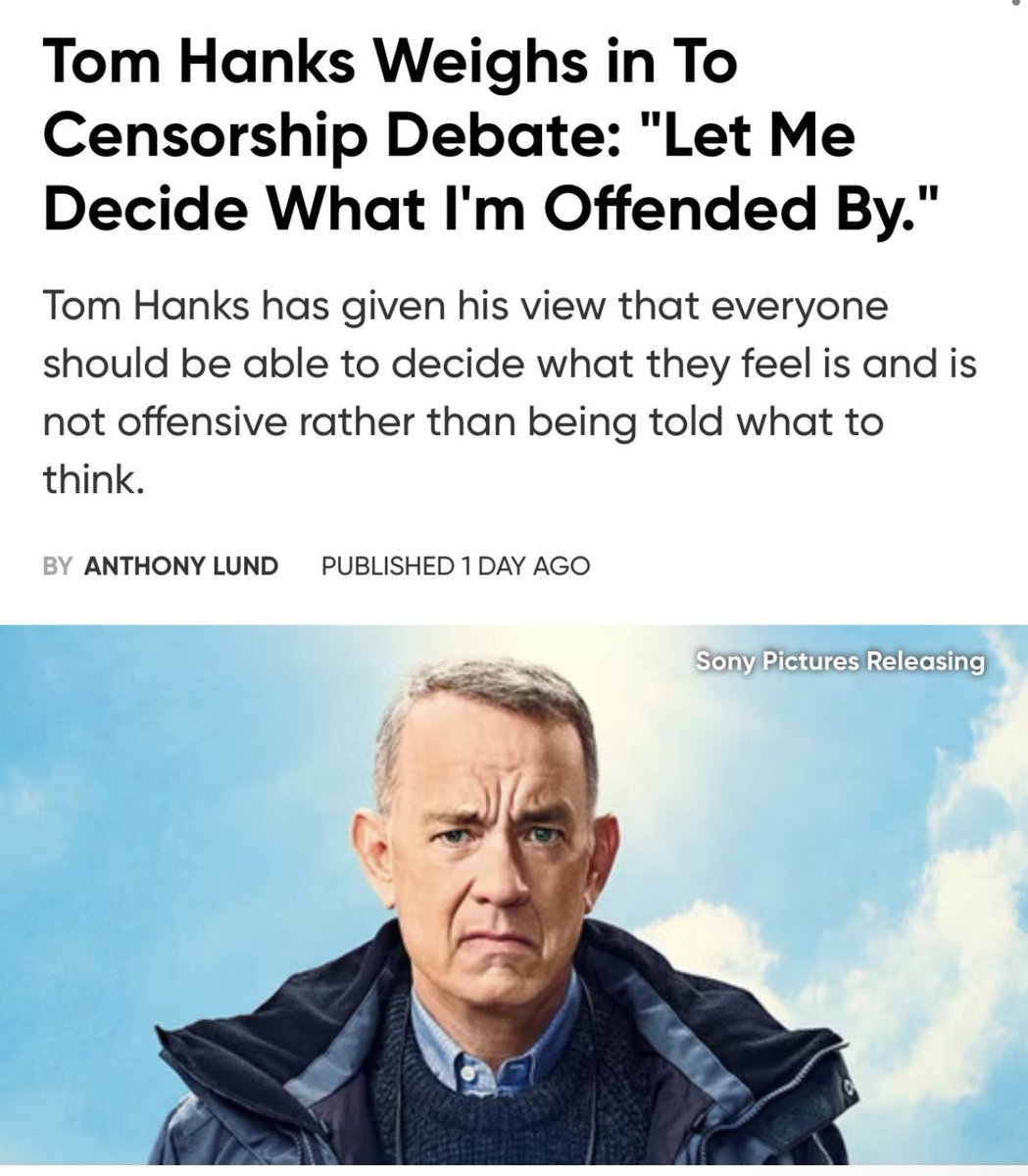 Joseph Arthur On Twitter Does This Mean That Tom Hanks Is Now An Alt Right Extremist 