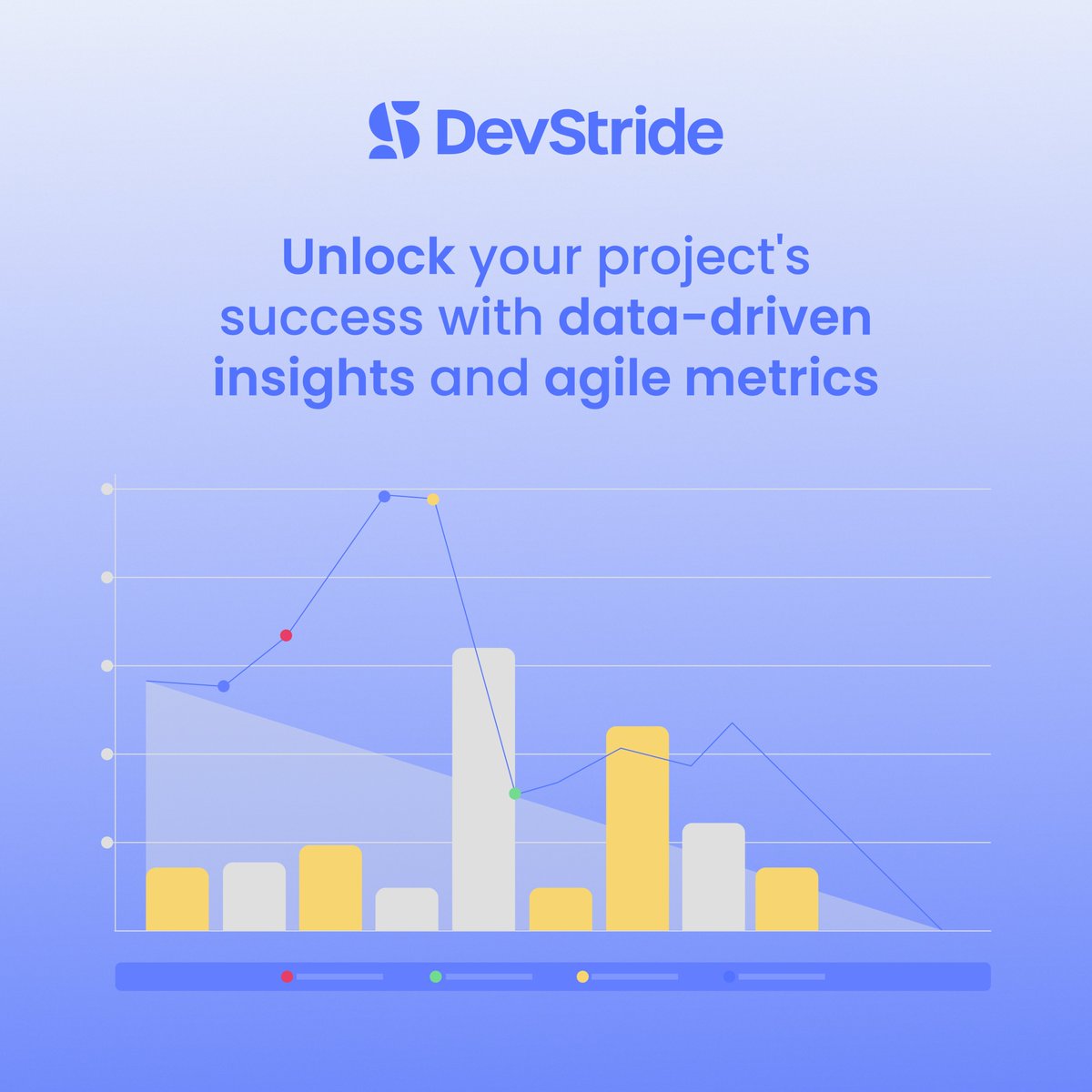 Unlock project management success with DevStride's data-driven insights! Stay on top of projects &amp; keep your team aligned with real-time visibility into progress. Make informed decisions for predictable outcomes &amp; stay ahead of the curve. 

#ProjectManagement