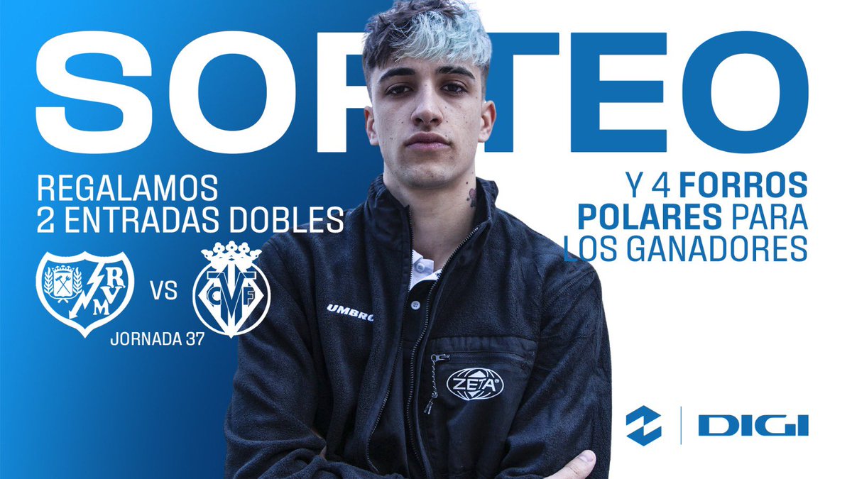 llobeti4's tweet photo. VEN A VER EL RAYO – VILLAREAL ⚽

Estamos sorteando con @digimobil_es dos entradas dobles para el partido más merch de @ZetaGaming

Participa aquí 👉 https://t.co/GL2FbgRJnY https://t.co/ShSG7GISXc