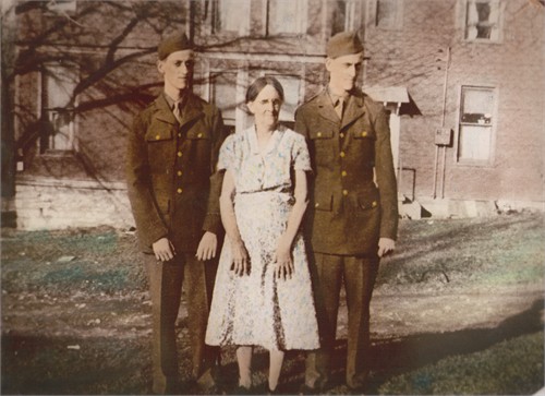 UltravisionDocs's tweet photo. Twins, Glenn and Lynn Rives, were one of the few sets of twins to board the HMT Rohna that fateful day in 1943. They would board together, but depart separately, as tragedy struck the Rives family. Lynn Rives would become a casualty of the Rohna, while Glenn would return home. https://t.co/kemwzqI1DJ
