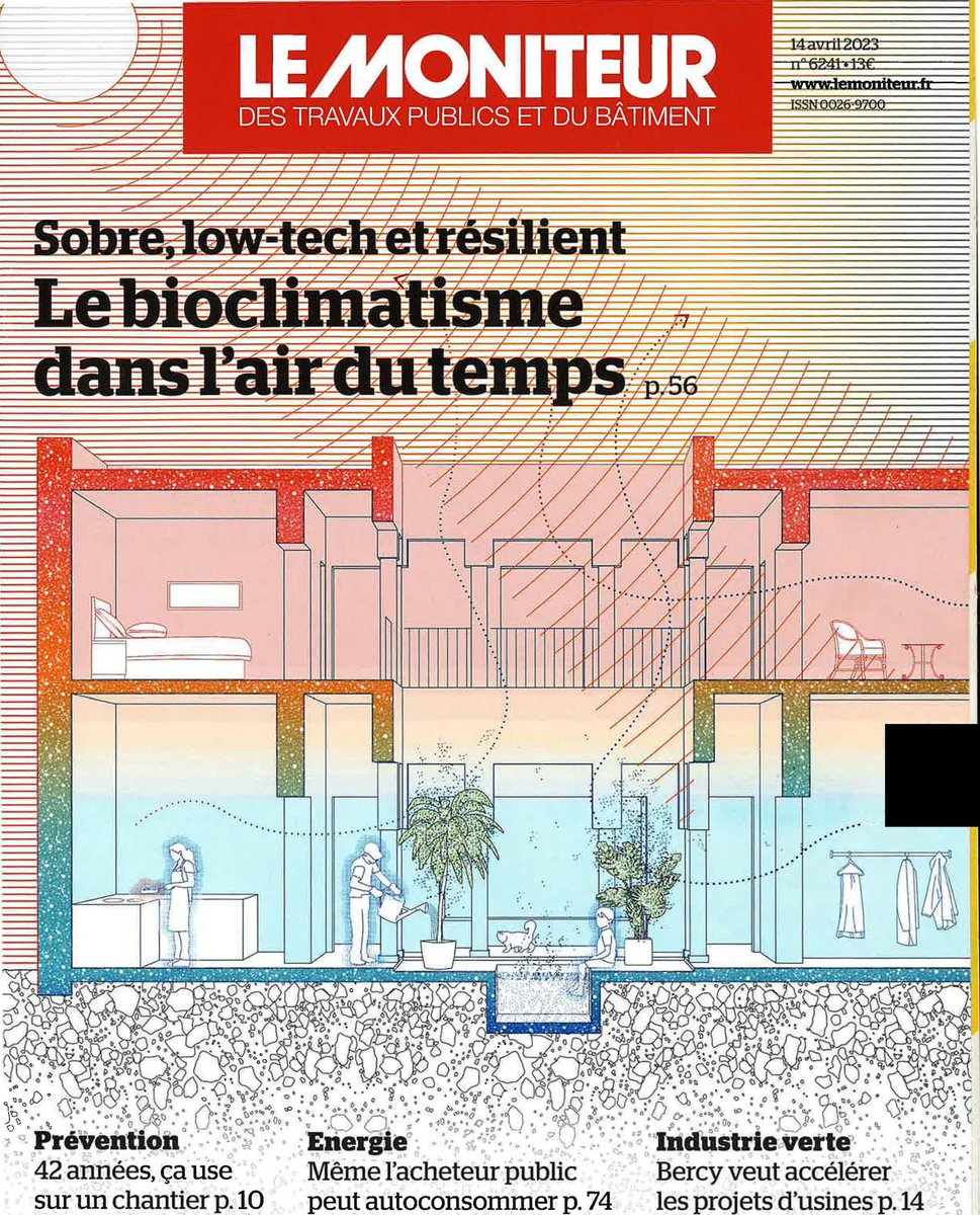 PARCArchi's tweet photo. ツ Un très grand merci à https://t.co/Y4TFsqetug et Milena Chessa pour le dossier sur l’architecture bioclimatique qui présente, entre autres, nos coupes atmosphériques.
#architecturebioclimatique #bioclimaticarchitecture
#architectes #teamarchitecte https://t.co/0oAnsibOkm