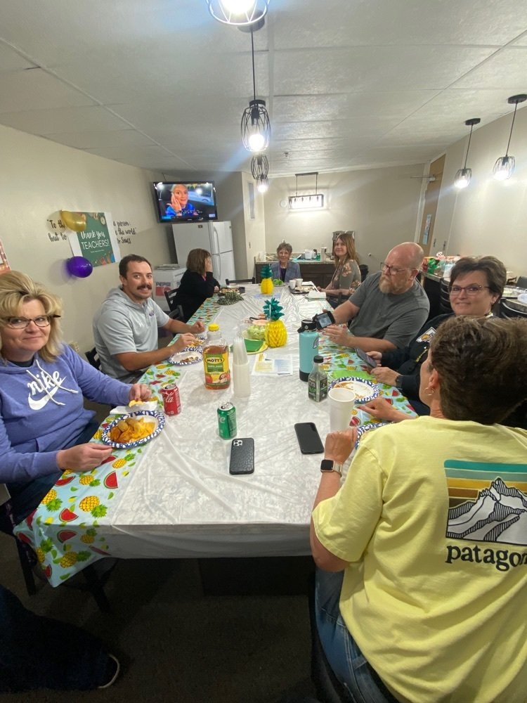 wreagles's tweet photo. It is Teacher Appreciation Week and we are celebrating our awesome #wreagles teachers and staff with jeans, coffee bar, breakfast burritos, appetizers, cookies, donuts and .... We love our staff! https://t.co/x3xCo9xLFD