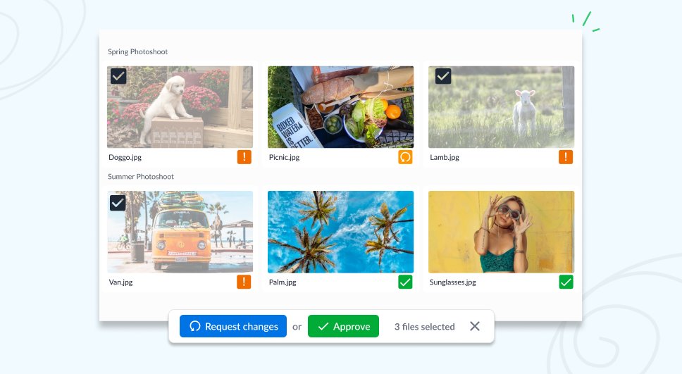 filestageIO's tweet photo. #changelog Approve or reject multiple files at once with batch reviews.

Exciting news – you can now review multiple files at once using our gallery-style batch reviews in Filestage.
👉 https://t.co/S7z2U8Onrd https://t.co/xP75O25Y9m