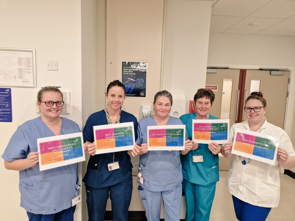 Well done team A&amp;E WCH <a href="/NCICNHS/">North Cumbria Integrated Care NHS Foundation Trust</a> 🏥🚑 
Despite the daily pressures we are providing a supportive learning environment for our learners.  #teamED#westies
