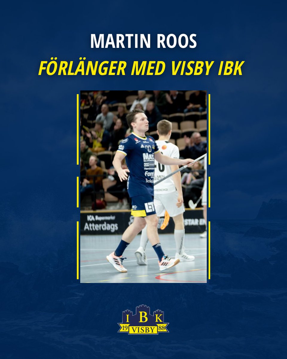 VisbyIBK's tweet photo. ✍️| Martin Roos förlänger! https://t.co/8wWApkAMVu