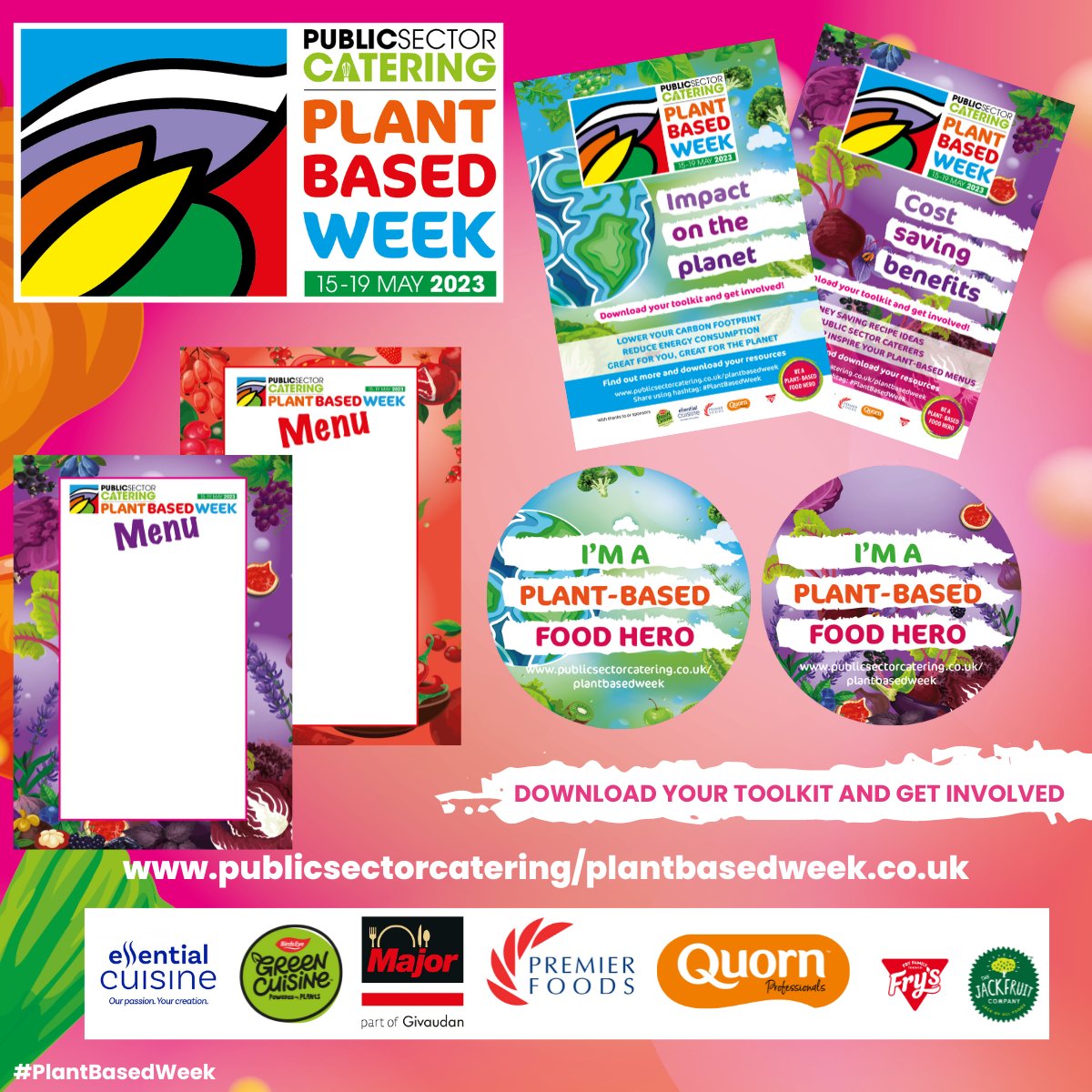 PSCMagazine's tweet image. You will find lots of resources on our website to help promote your #PlantBasedWeek plans to your customers 🥦🍅🥬🌽

Download posters, #menu templates and other promotional items from our toolkit &amp;gt; publicsectorcatering.co.uk/plant-based-we…
