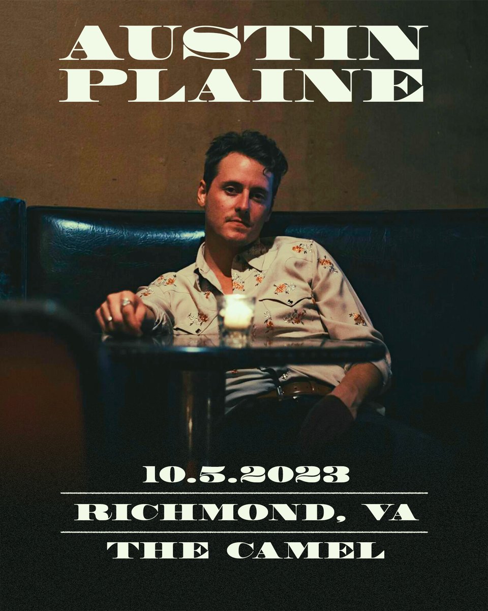 JUST ANNOUNCED: Austin Plaine on 10/5 at The Camel! Tickets on sale Fri 5/12 at 10am -&gt; bit.ly/AustinPlaine10… <a href="/AustinPlaine/">Austin Plaine</a>