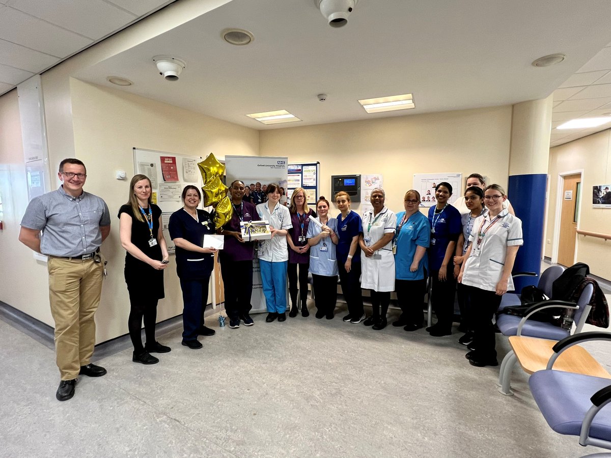 OUH on Twitter "Congratulations to Ward E at the Nuffield Orthopaedic Centre for their Gold