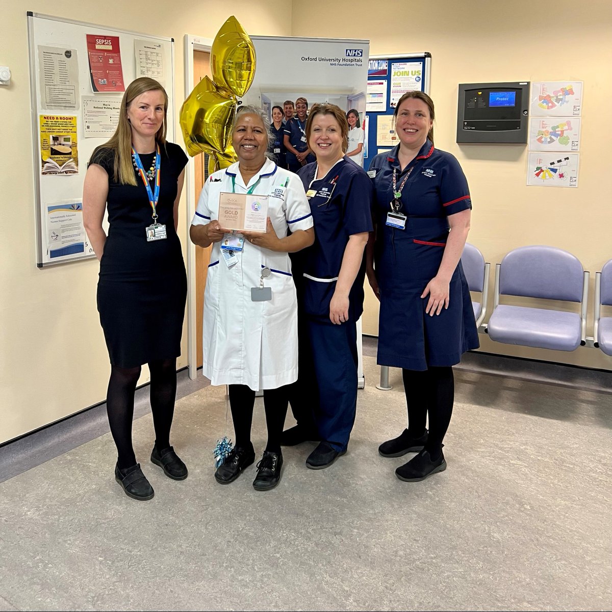 OUH on Twitter "Congratulations to Ward E at the Nuffield Orthopaedic Centre for their Gold