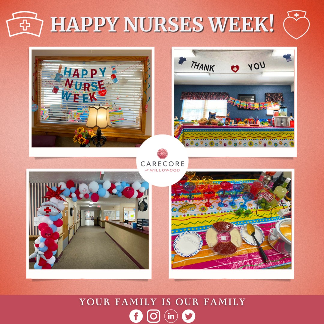 CareCoreWillow's tweet photo. We are celebrating Nurses Week! We are so lucky to have such amazing nurses to work with every day. Thank you for your compassion and dedication.
#NursesWeek #CareCore #HealthcareHeroes https://t.co/2MBtKmIHBO