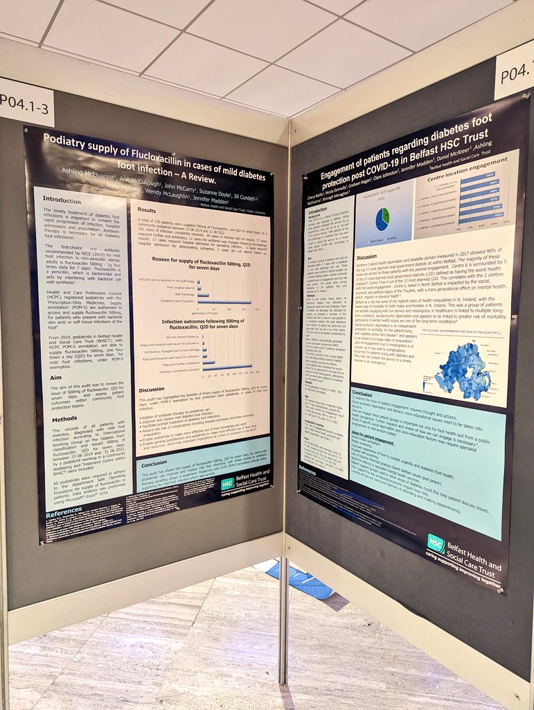 Ashling McElvanna (@ashlingmcelvan1) on Twitter photo Delighted to share our work at <a href="/IntSympDF/">ISDF</a> on podiatrists supplying antibiotics for diabetes foot infection and on the link between social deprivation within Belfast and engagement with diabetes foot screening <a href="/jenmad/">jennifer madden</a> <a href="/WendyMcL1973/">Wendy Mclaughlin</a> <a href="/BelfastTrust/">Belfast Trust</a> #isdf2023 #podiatry Delighted to share our work at <a href="/IntSympDF/">ISDF</a> on podiatrists supplying antibiotics for diabetes foot infection and on the link between social deprivation within Belfast and engagement with diabetes foot screening <a href="/jenmad/">jennifer madden</a> <a href="/WendyMcL1973/">Wendy Mclaughlin</a> <a href="/BelfastTrust/">Belfast Trust</a> #isdf2023 #podiatry