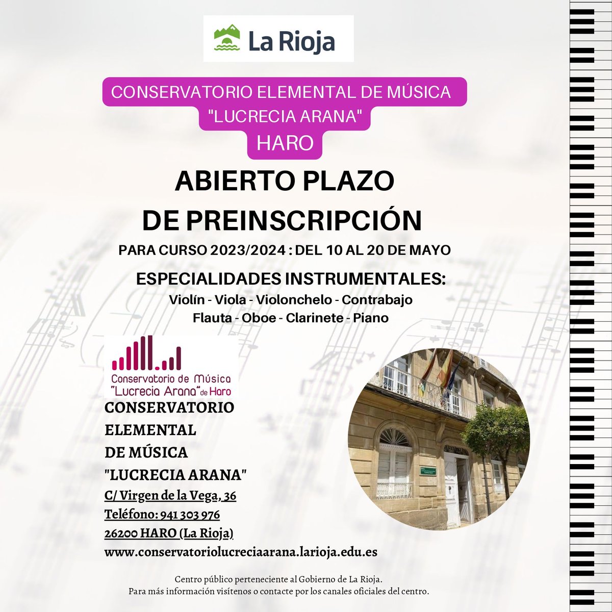 Conservatorio de Haro tweet media