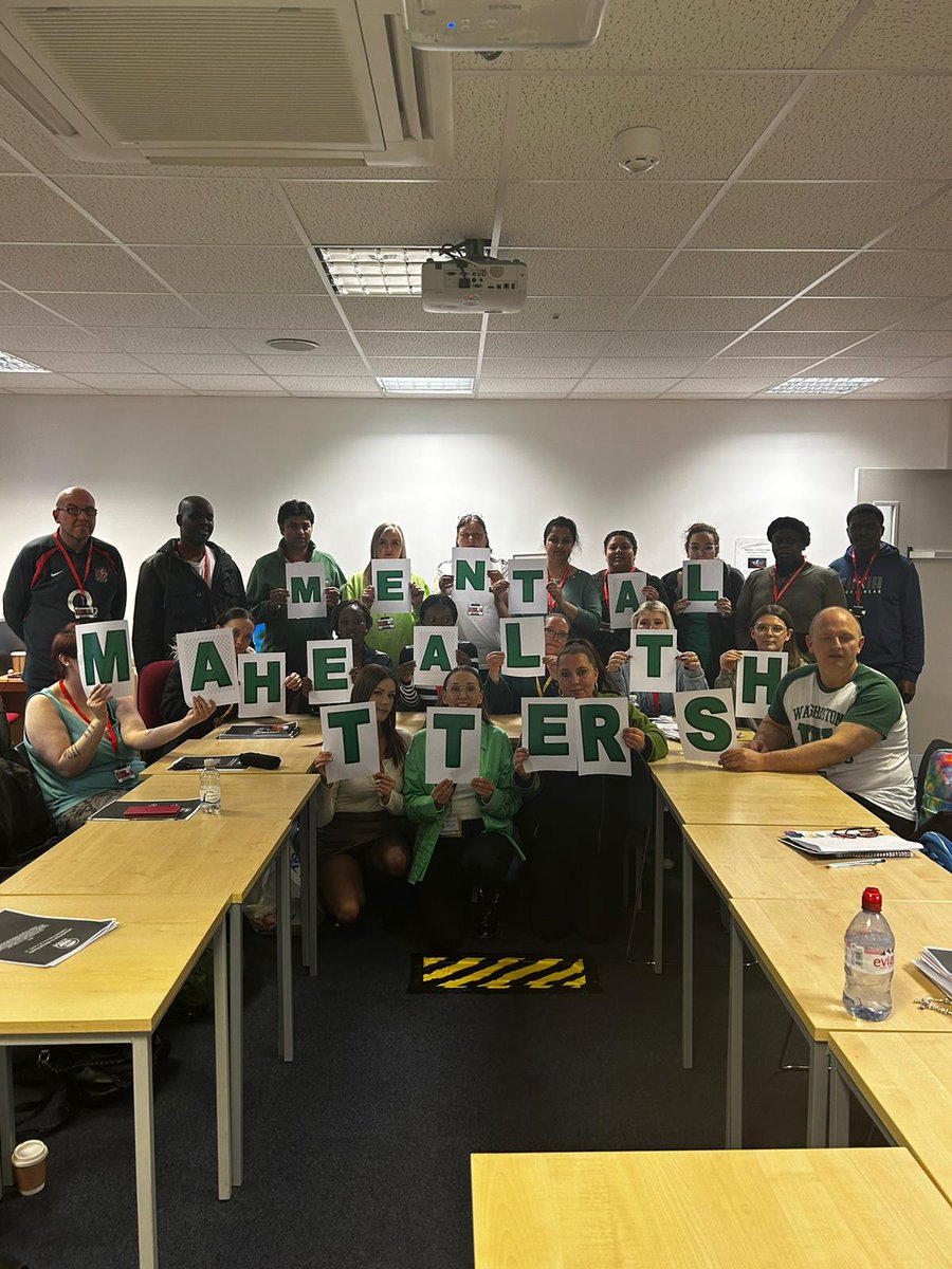 embark_learning's tweet photo. This is our Walsall group – W8,  who are studying at Walsall College, Hawbush Campus and today they have been learning about Mental Health. They are pictured here with their views on the subject. 

#mindmatters #endthestigma #mentalhealthawarenessweek https://t.co/IXI7IEmSO7