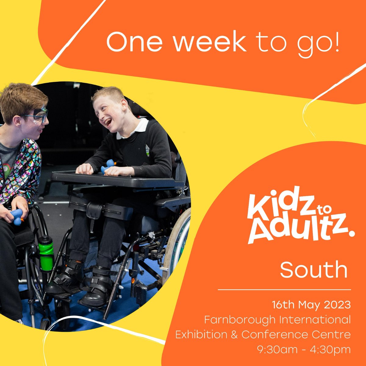 DimensionsUK's tweet photo. 📍Come &amp; see us on Tuesday @kidztoadultz #South, so we can help you discover all you need to know for your loved one to have a #BetterTransition from #ChildSocialCare to #AdultSocialCare - also online anytime.
👇
https://t.co/C0A377qaoi
#ProvingLifeCanGetBetter #BetterTransitions https://t.co/sBea5J9GkT