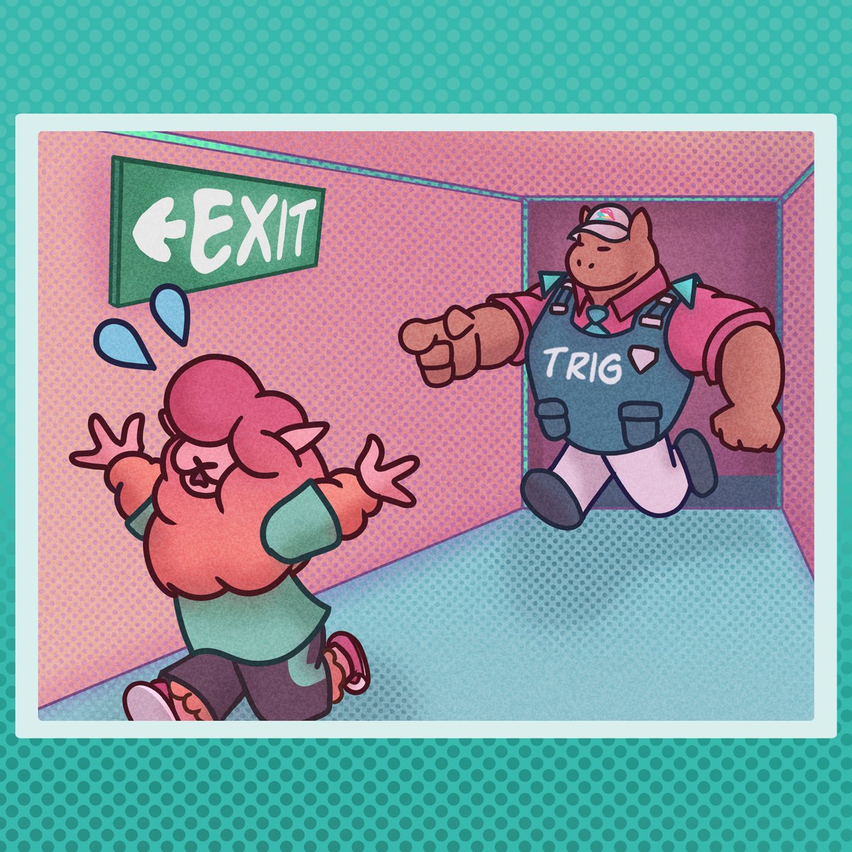 ChonkCatsProd's tweet photo. Dan the llama won't get away that easily with Trig's guard hot on their trail π¦
But exactly where is it Dan is trying to escape to? Why GGC of course! ππ¨Our team is working hard to make your experience with Dan and the guard as great as possible! #gotlandgameconference https://t.co/M6wVmV83KA