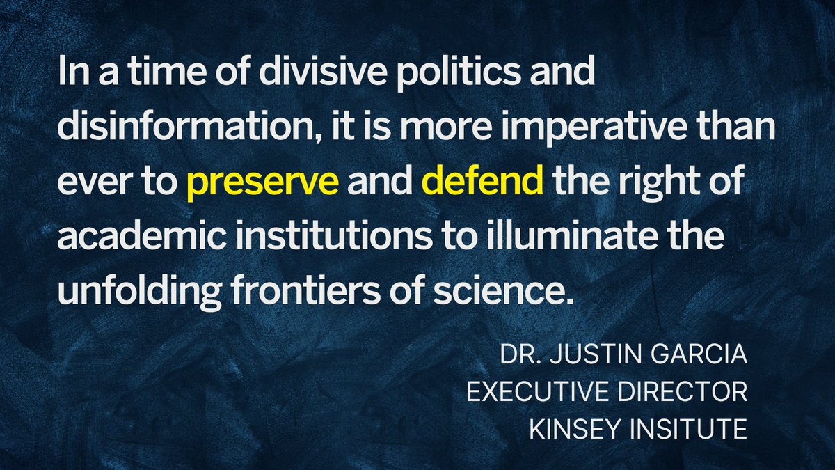 Executive Director of the #KinseyInstitute, @DrJustinGarcia asserts the right of sexologists to conduct #sexresearch and the need to defend #academicfreedom in today's @PostOpinions: Read here wapo.st/44PT3Hi #defendresearch #SupportKinsey #sexresearch #sexology
