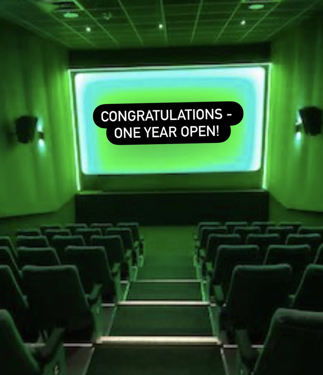 Congratulations to Beryl and Pat Scott on their one year anniversary of having their fabulous cinema open. 👏🏼

Thank you for all that you do for our town. All films, all tickets just £4 - incredible. 🎟️ 

JFF, do you know what the first film was to be shown? 🎥

#minehead #cinema