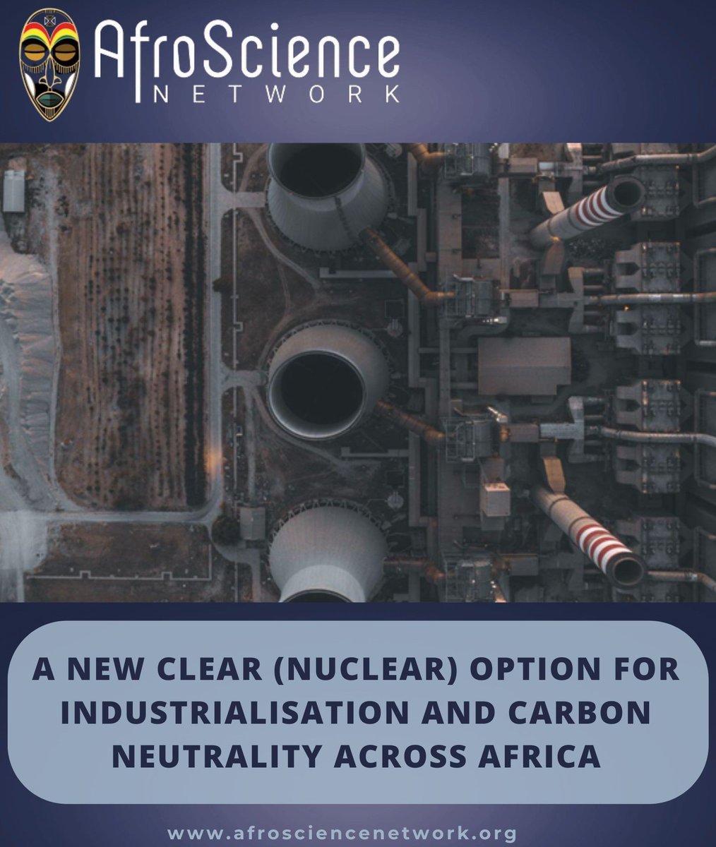 Afroscience1's tweet photo. As conversations around climate change and global warming increase, is nuclear energy a viable option for carbon neutrality across Africa?

Read our in-depth piece to find out https://t.co/wDxDkVBkBV 

#climatechange #nuclearenergy #carbonneutrality #Africa #afrosciencenetwork https://t.co/CyNZnDE6VU
