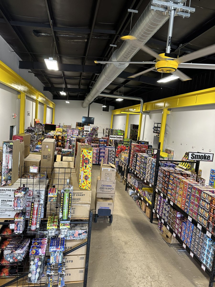 SSFireworks's tweet photo. Now Open at our Pawnee Rd store in Birmingham Tuesday - Saturday 12-8pm. Come visit us and see all the Hot new fireworks! #fireworks #4thofjuly #storeopen #celebration #sale #boom #pyro https://t.co/KVAKoAFfQw