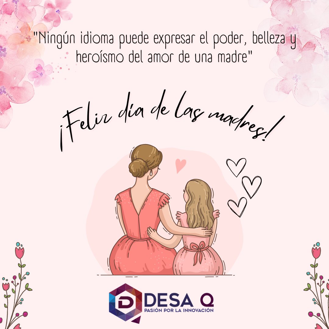 DesaQuimica's tweet photo. De parte de toda la familia Desa química, queremos felicitar a todas las  mujeres que nos traen a la vida, nos guían y nos cuidan. ¡Feliz día de las madres!

#10demayo #diadelasmadres #amordemama #felizdiamama #felizdiadelamadre https://t.co/sf4kESOHEW