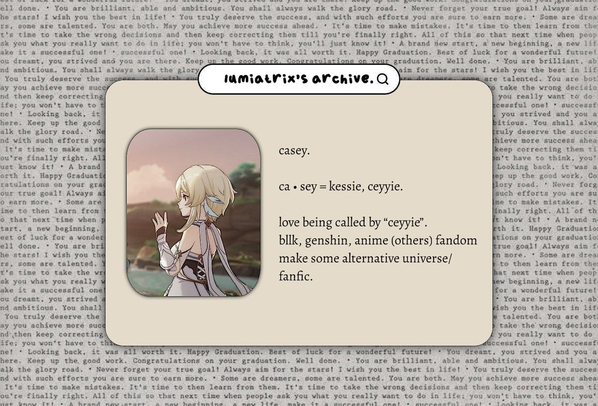 casey, fanfic pinned. (@cacceixryn) / Posts / X