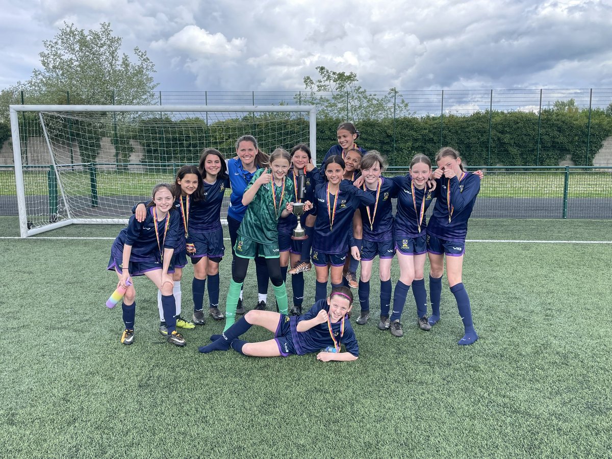BCPEDepartment's tweet image. Our U12 girls footballers are WEST MIDLANDS CHAMPIONS 🥇🏆⚽️💜🎉