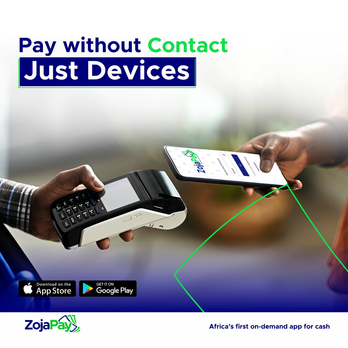 zojapay's tweet photo. We are pleased to announce to you that you can now pay #Contactlessly, yeah you heard me right, with the help of #NFCtechnology you can now pay and carry out transactions on your phones.
#DownloadZojapay #Today for #FastAndSeamlessTransactions
#JoinTheSabiGang #SabiPeople https://t.co/ZgiwaQmLhu