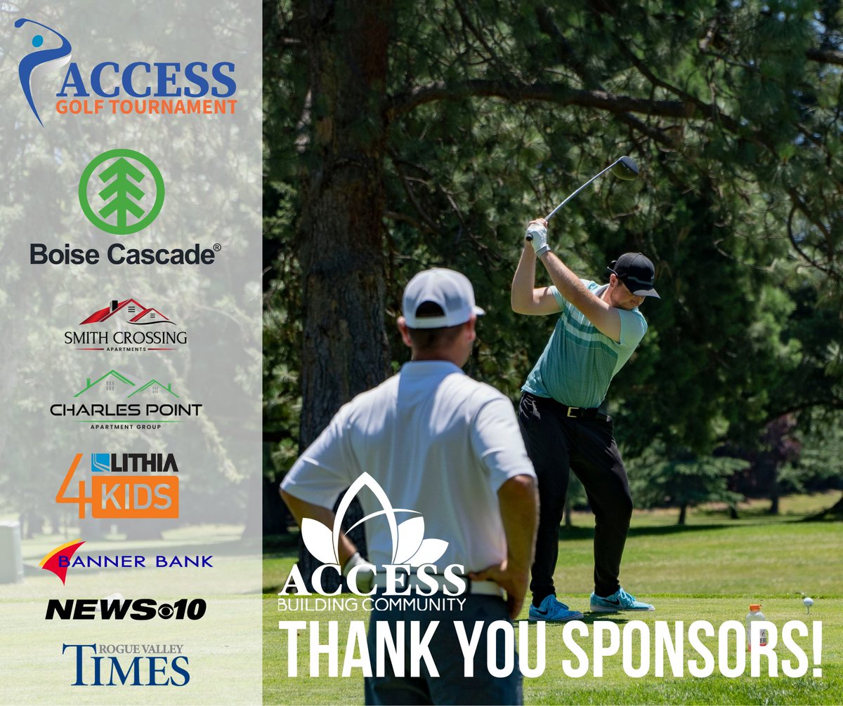 AccessHelps's tweet image. Thank you to the major sponsors of our 19th annual Golf Tournament being held on June 26th. The proceeds from this event go toward providing much-needed food, warmth, and shelter to the community.
For more info about our Annual Golf Tournament visit: bit.ly/3MZvOEg