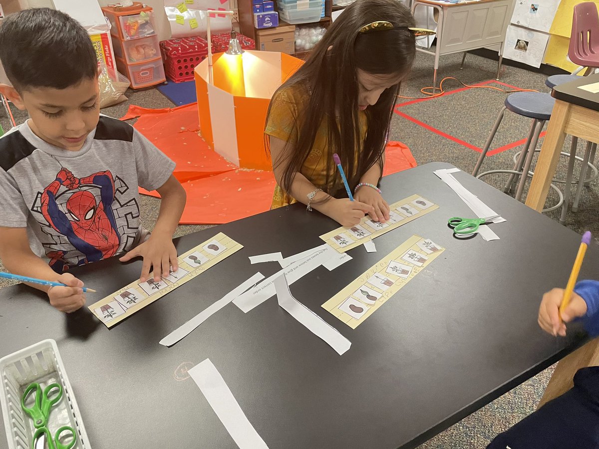 RituGan23514369's tweet photo. @PISDScienceK_4 @RituGan23514369 Kinder scientists sequencing the life cycle of a plant. They also got to take their own “Magic bean plant”! 🪴 #MoralesScienceLab #MoralesRockets https://t.co/Wjx1lfWfVi