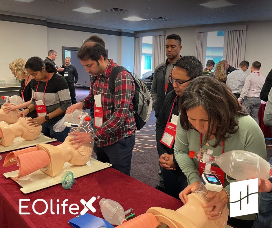 ArcheonMedical's tweet photo. Let's put the P back in #CPR ! Last week, #EOlifeX was introduced in the Difficulty Airway Course that took place in #Boston 📍. Manual ventilation is not an easy task to learn... get your EOlife X, the ultimate training device for your #HighPerformanceVentilation. https://t.co/LzSN4bdf4o