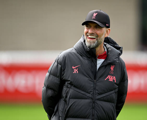 Training today, Jurgen in fine form.

#LFC #LFCtraining #Klopp