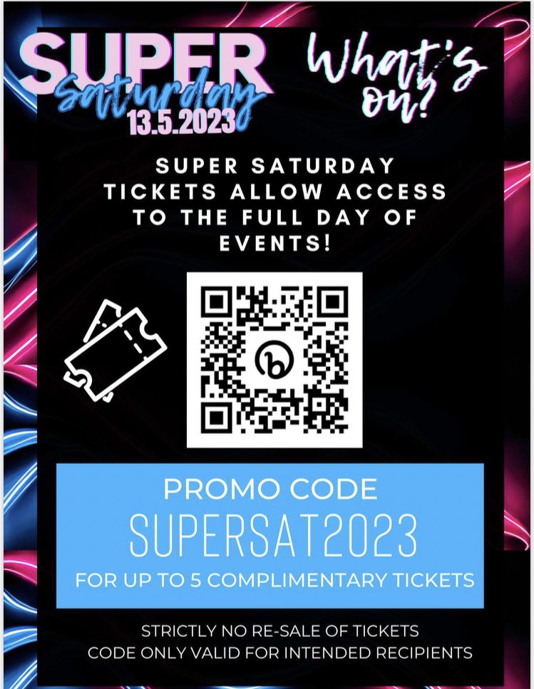 BurghPrimary's tweet image. Netball Scotland Super Saturday event at the Emirates Arena on 13th May - this event is free and tickets can be booked in advance using the link and QR code @NetballScotland   @SirensNetball @ActiveSchoolsSL @coachanderson12 @SportnHealthSL @EducationSLC #SirensNetball