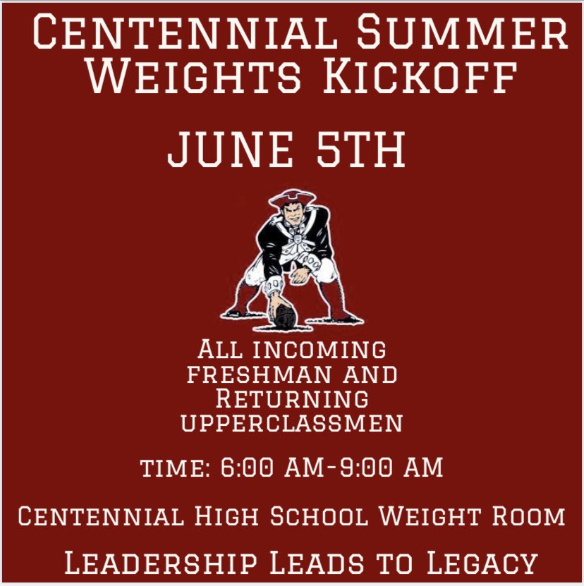 June 5th is fast approaching!!!! Go Patriots!!!!!!