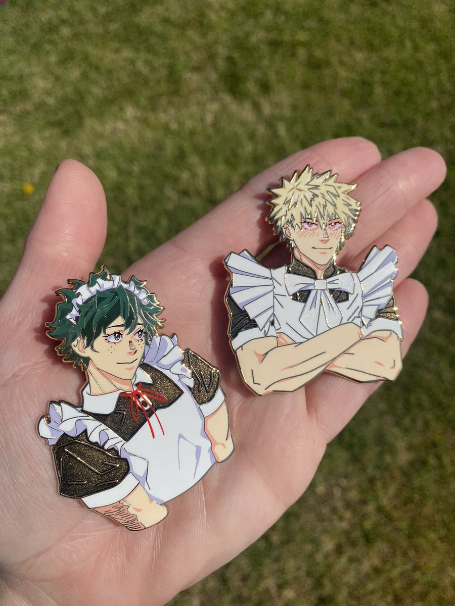 MAID DAY 💖💖💖 #bkdk #dkbk #bakudeku #dekubaku #animepins #maidday