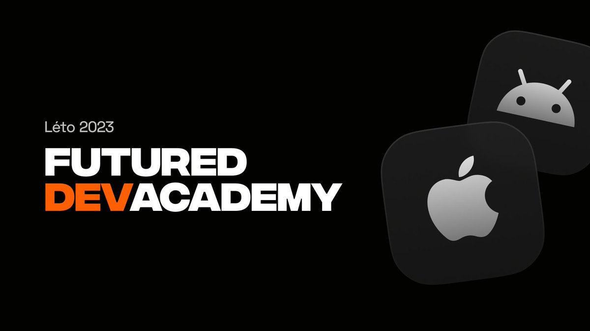 Letní Futured Dev Academy pro začínající #iOS &amp; #Android mobilní vývojáře*ky je tady. academy.futured.app