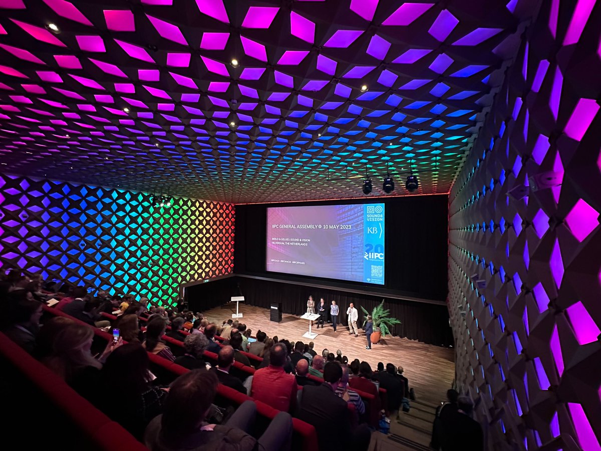 This #WebArchiveWednesday, we're starting #iipcWAC23 #iipc20Years with a Digital Heritage public event! Thanks to <a href="/tamaar37/">Tamara van Zwol</a> @SvandenEijkel @latjarda  Youssef Eldakar <a href="/MariekeB/">Marieke Brugman</a> for a wonderful event at @BeeldenGeluid co-organised with <a href="/KB_Nederland/">KB Nederland</a>! #webarchiving #webarchivering