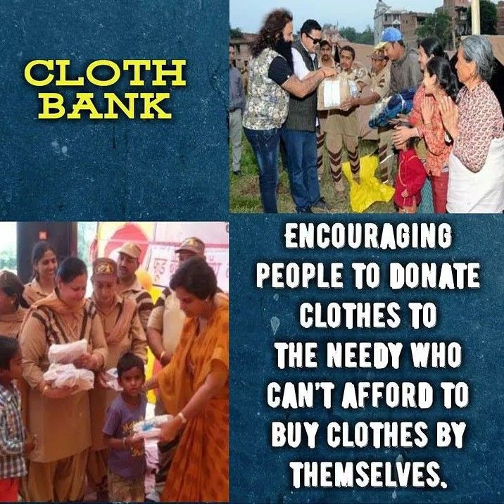 To meet the basic needs of such needy people,Dera Sacha Sauda has started Cloth Bank initiative. Under this campaign,clothes are distributed to the economically weak needy persons without any cost,with the inspiration of Saint Gurmeet Ram Rahim Singh Ji Insan.#ClothesDistribution