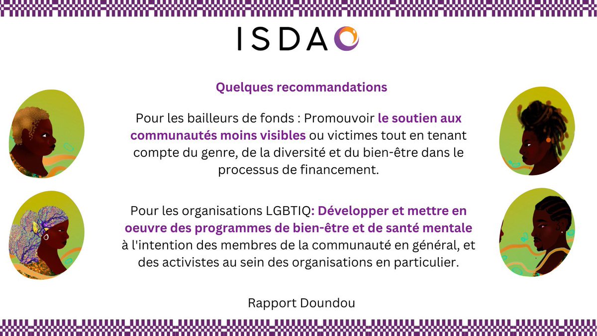 ISDAOSankofa's tweet photo. #Doundou Quelques détails intéressants à lire et sur lesquels méditer/échanger dans nos différents engagements de promotion de droits humains et la philanthropie .
Vous pouvez obtenir le rapport général en envoyant une requête à info@isdao.org ! https://t.co/6f62GzBK7F